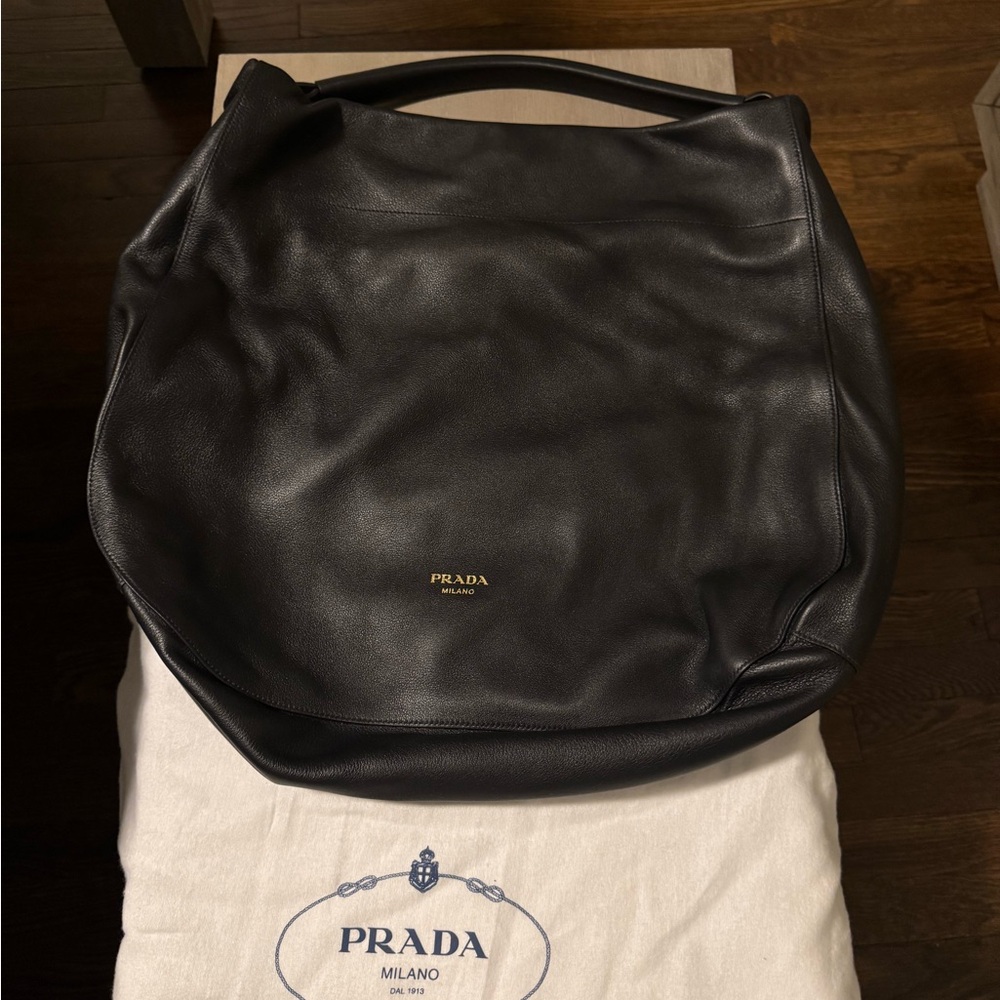 Prada Black Tote Bag!